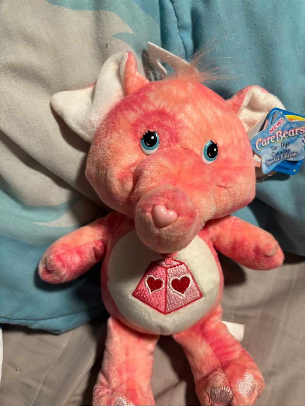 Care Bears Tie-Dye Pink & Coral Plush Pig Toy